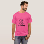 野球おもしろい選手とのタッチダウン Tシャツ (正面フル)
