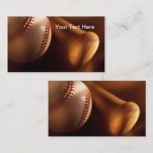 野球およびこうもりの名刺 名刺 (正面/裏面)