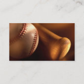 野球およびこうもりの名刺 名刺 (裏面)