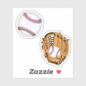 野球および野球グローブ シール (シート)