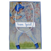 野球お気に入りの競技 ミディアムペーパーバッグ (正面)