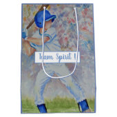 野球お気に入りの競技 ミディアムペーパーバッグ (裏面)