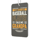 野球お気に入りの選手がおじいちゃんと呼ぶ カーエアーフレッシュナー (左)