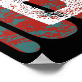 野球お気に入りの選手が私にパパおもしろいパパ ポスター (角)