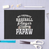 野球お気に入りの選手が私をPapawと呼ぶ 薄葉紙 (クラフト)