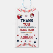 野球お気に入感謝していり誕生日 ギフトタグ (正面)