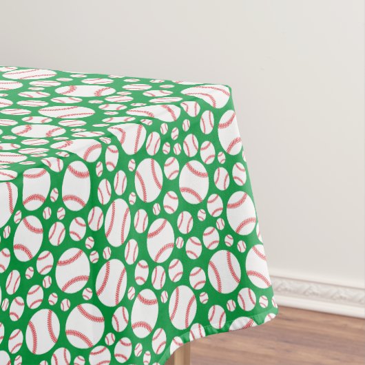 野球かわいいスポーツ1歳の誕生日パーティー テーブルクロス (インサイチュ)