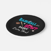 野球か弓で性別を暴くパーティー ペーパープレート (アングル)