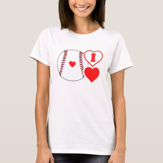 野球が大好き! Tシャツ (正面)
