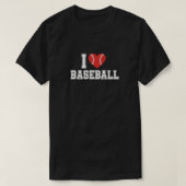 野球が大好き Tシャツ (デザイン正面)