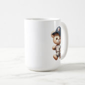 野球くま 1 コーヒーマグカップ (正面右)