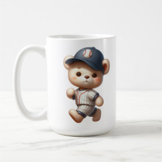 野球くま 1 コーヒーマグカップ