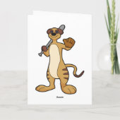 野球こうもりで野球選手のメルカット カード (裏面)