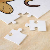 野球こうもりで野球選手のメルカット ジグソーパズル (側面)