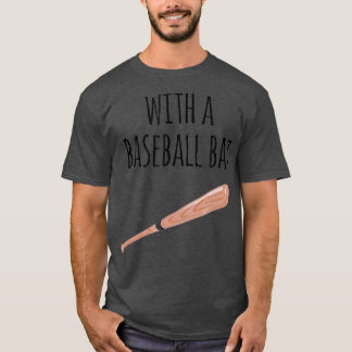 野球こうもりカップルとのピーナッツバターゼリー Tシャツ