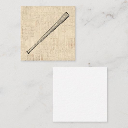 野球こうもりスポーツアートデザイン エンクロージャーカード (正面/裏面)