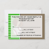 野球こうもりスポーツボーイズバースデーパーティーテーマ 出欠カード (裏面)