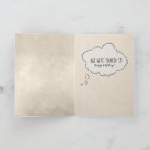 野球こうもり付き少年69誕生日ユーモアのカード カード (内部)