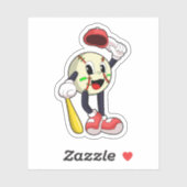 野球こうもり シール (シート)