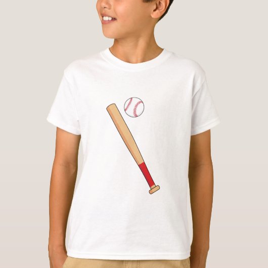 野球こうもり(ボール付き) Tシャツ (正面)