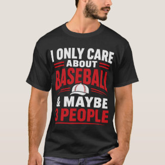 野球だけ気にすればいい 楽しい引用 Tシャツ