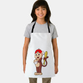 野球でモンキーアットベースボールこうもり エプロン (インサイチュ)
