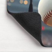 野球で火炎を上げる マウスパッド (コーナー)