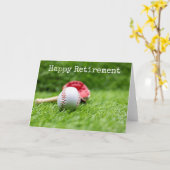 野球とこうもりは草の隠れ家だ カード (黄色い花)