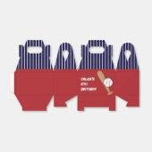 野球とこうもり子供の誕生日パーティーの好意ボックス フェイバーボックス (折り畳みなし)