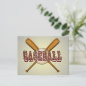 野球とクロス野球こうもり ポストカード (スタンド正面)