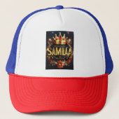 野球とトラック用帽子 キャップ (正面)