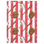 野球とホットドッグのクリップボード クリップボード (裏面)