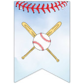 野球と犬をテーマにした少年の赤ちゃんシャワー バンティングフラッグ (第3の旗)