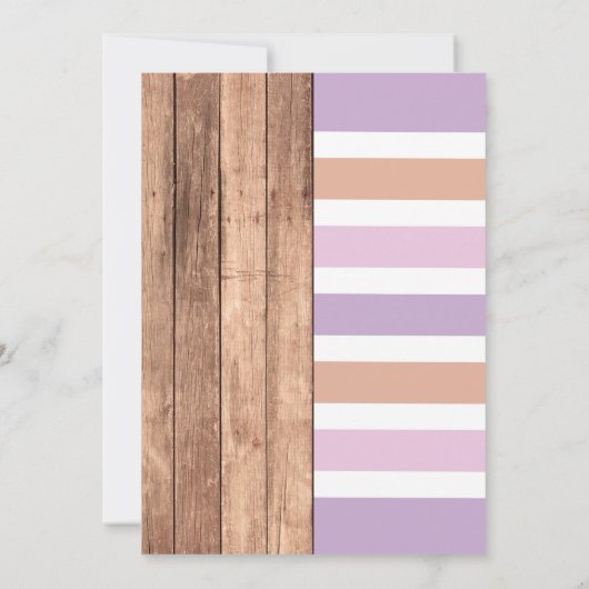 野球と馬のジョイントボーイガール誕生日招待状 招待状 (裏面)