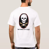 野球について完全に深刻 Tシャツ (裏面)