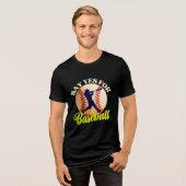 野球にイエスと言う トライブレンドTシャツ (正面全面)