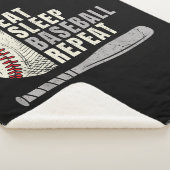 野球に人生あり Funny Baseball Player  シェルパブランケット (3/4)