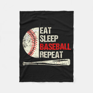 野球に夢中 野球選手のためのおもしろTシャツ フリースブランケット