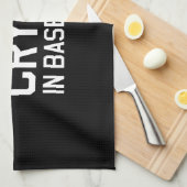 野球に泣き叫びがありません キッチンタオル (四つ折り)