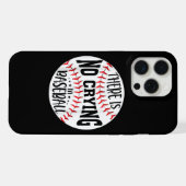 野球に泣き叫びはない iPhoneケース (裏面横)