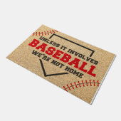 野球に関わらなければ家にいない ドアマット (アングル)