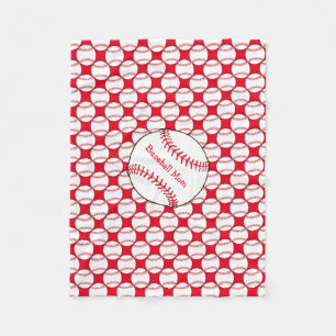 野球のお母さんのフリースブランケット フリースブランケット