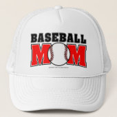 野球のお母さんの帽子 キャップ (正面)
