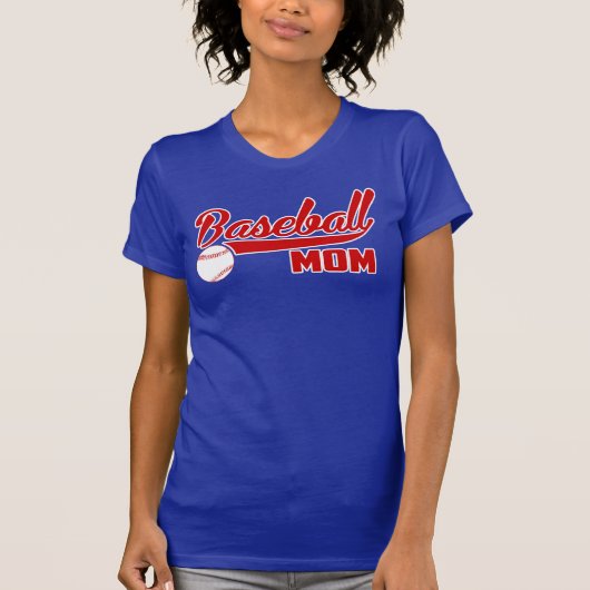 野球のお母さん Tシャツ (正面)