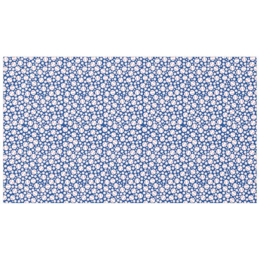 野球のかわいいスポーツの第1誕生会 テーブルクロス (正面(横))