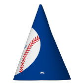 野球のかわいいスポーツの第1誕生会 パーティーハット (右)