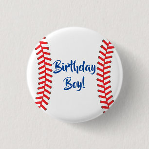 野球のかわいいスポーツ1歳の誕生日パーティー 缶バッジ