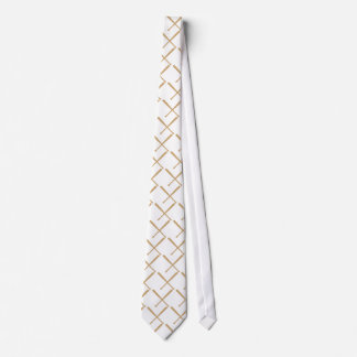 野球のこうもりが交差 ネクタイ