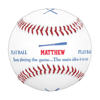 野球のこうもりと遊パーソナライズされた 野球ボール