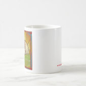 "野球のためのすばらしい日"のマグ コーヒーマグカップ (中央)